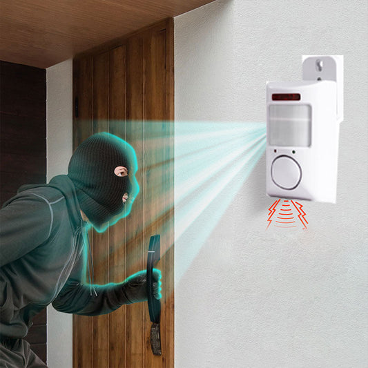 🚨Pohybový senzor infračervený alarm s 2ks dálkovými ovladači