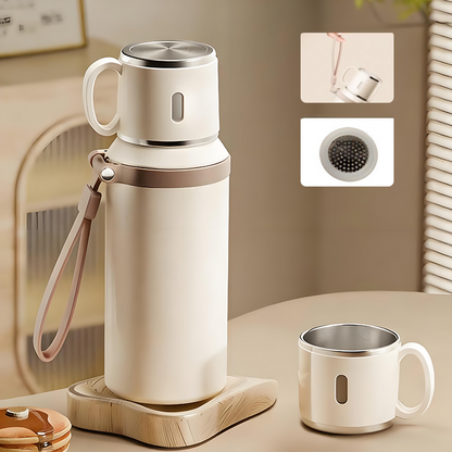 ☕Nerezová vákuově izolovaná láhev s víčkem