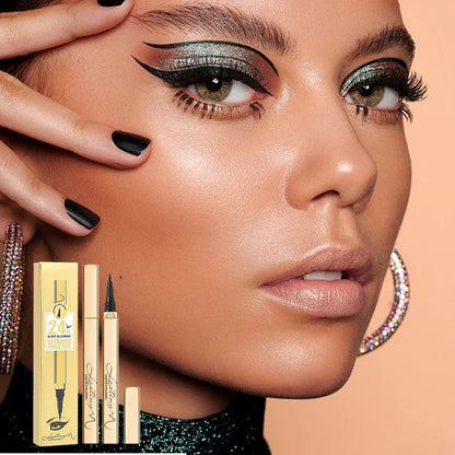 🤩Kupte 1 a získáte 2 zdarma✨Dlouhotrvající voděodolná tekutá linka na oči💖