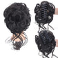 Messy bun bucată de păr, bucată de păr ondulat chignon coadă de păr pentru uzura de zi cu zi