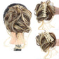 Messy bun bucată de păr, bucată de păr ondulat chignon coadă de păr pentru uzura de zi cu zi