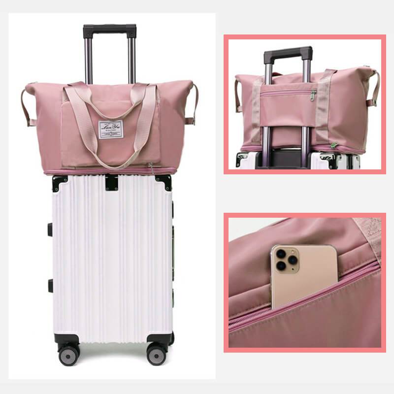 Large capacity folding travel bag-3