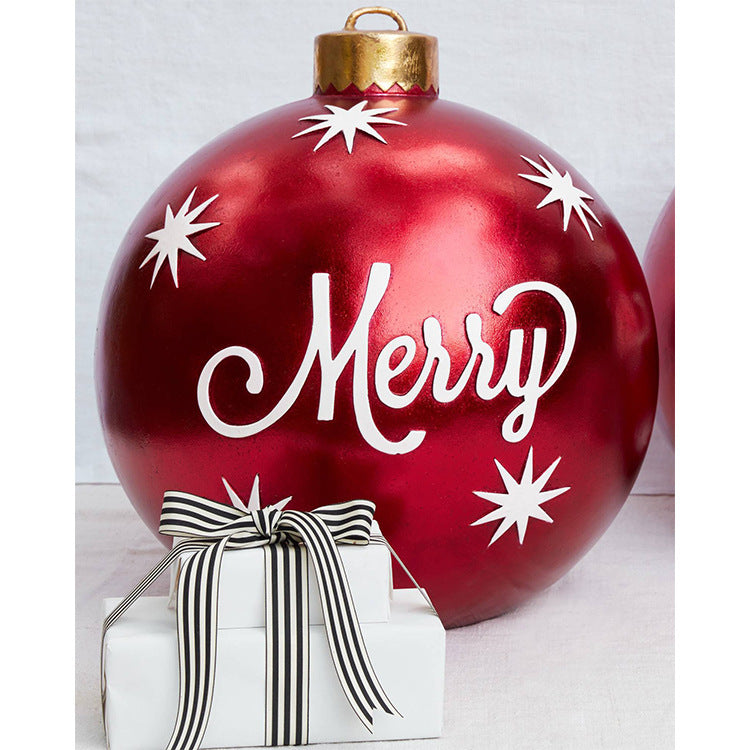 Outdoor Christmas PVC inflatable Decorated Ball-11