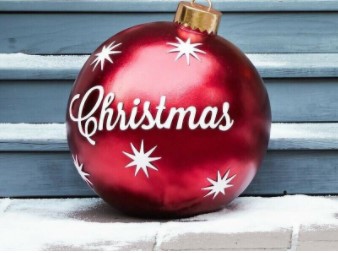 Outdoor Christmas PVC inflatable Decorated Ball-12