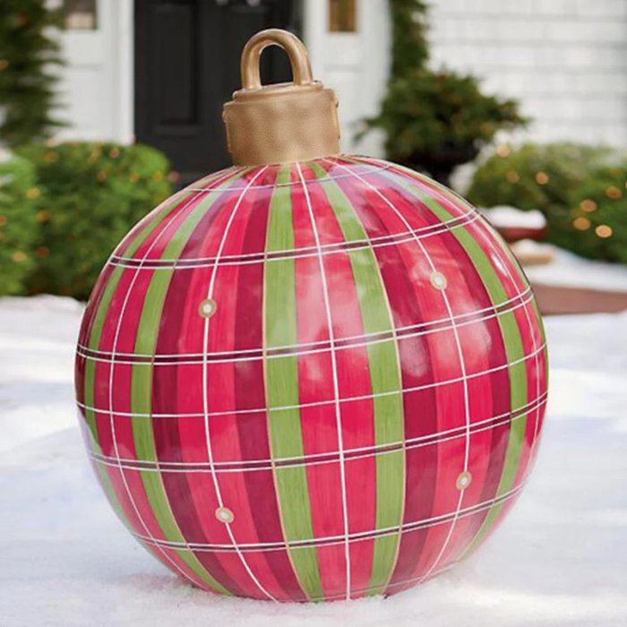 Outdoor Christmas PVC inflatable Decorated Ball-7