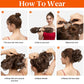 Side Comb Clip-in Bun Accesoriu de păr